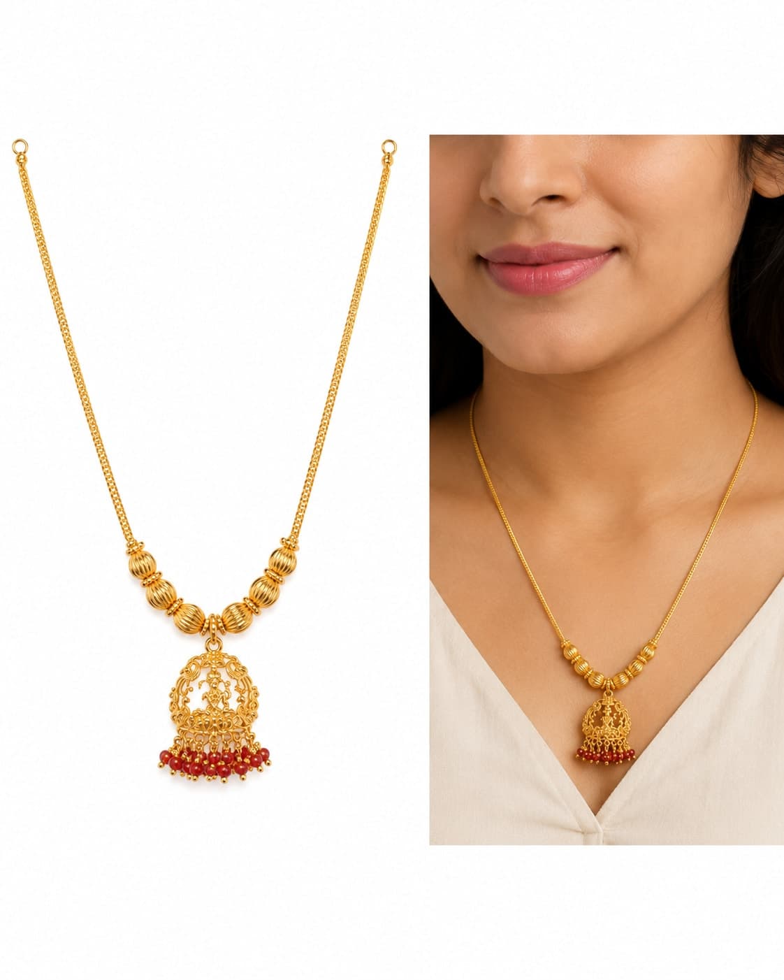 Laksmi pendant necklace
