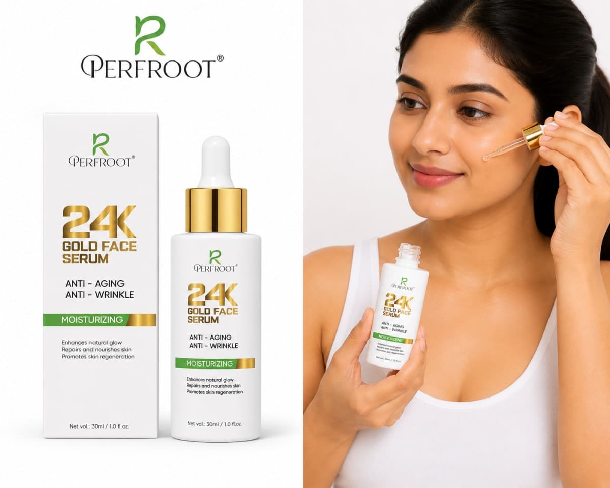 24k gold face serum